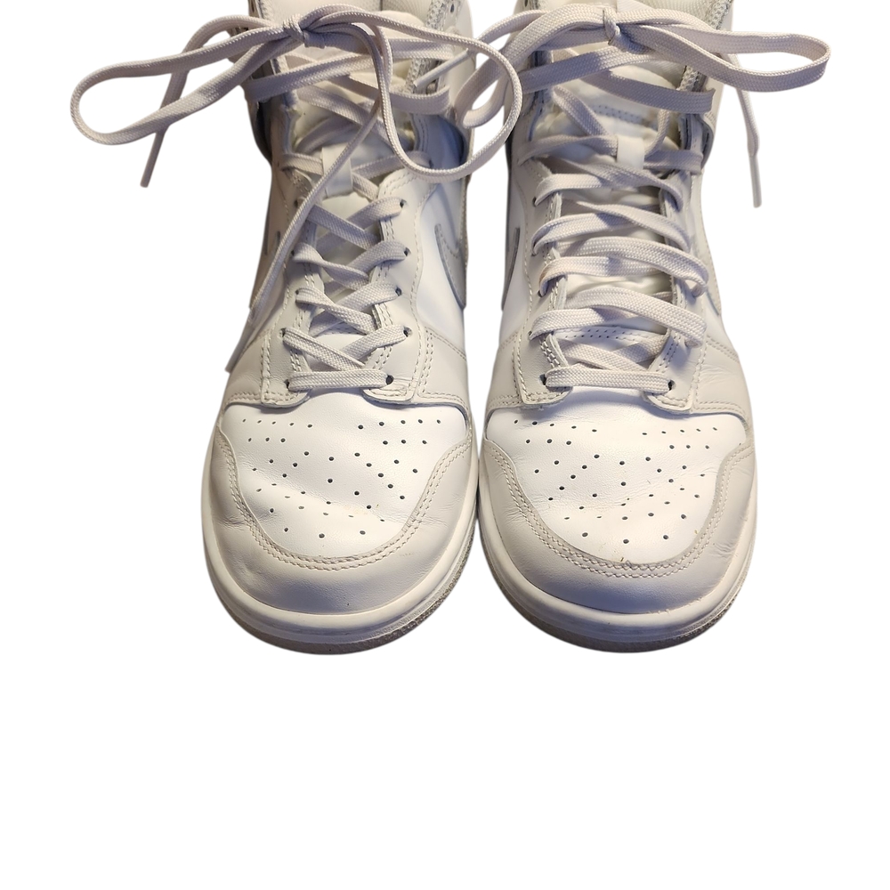 NIKE AIR FORCE 1 Classic White/GRAY High-Top Women's Sneakers Unisex 7
